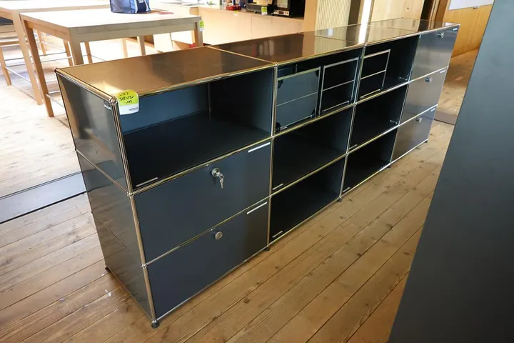 1 x USM Haller Highboard 4 x 3 Maße: 302 x 52 x 109 cm